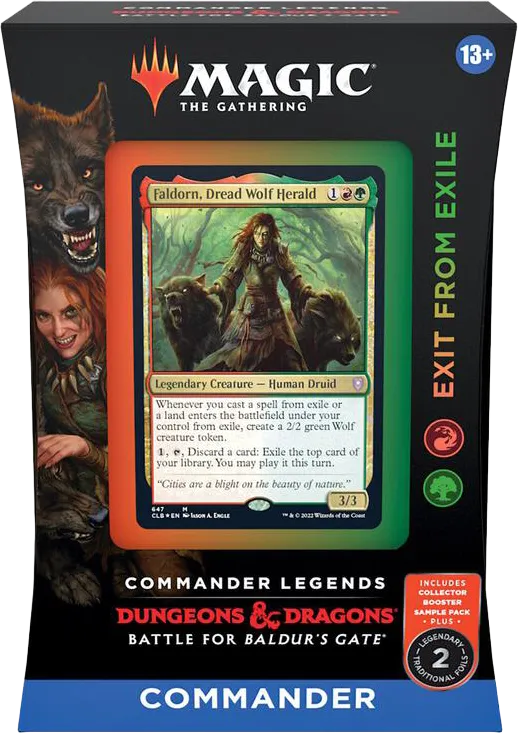 Commander Legends Battle for Baldurs Gate Commander Deck Exit from Exile — Commander Legends: Battle for Baldur's Gate — Magic: The Gathering