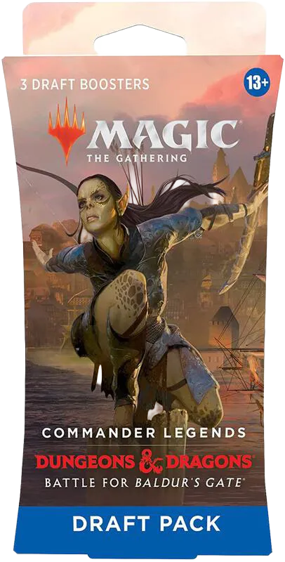 Commander Legends Battle for Baldurs Gate 3 Booster Draft Pack — Commander Legends: Battle for Baldur's Gate — Magic: The Gathering