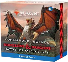 Commander Legends Battle for Baldurs Gate Prerelease Pack — Commander Legends: Battle for Baldur's Gate — Magic: The Gathering