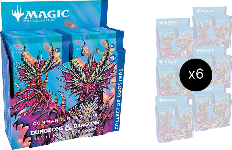 Commander Legends Battle for Baldurs Gate Collector Booster Box Case — Commander Legends: Battle for Baldur's Gate — Magic: The Gathering