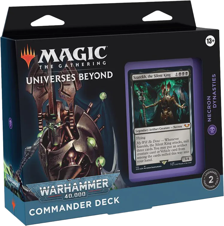 Deck Commander Warhammer 40,000 – Necron Dynasties — Warhammer 40,000 Commander — Magic: The Gathering