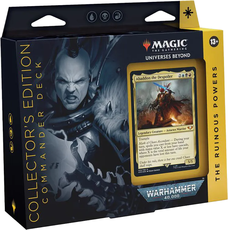 Deck Commander Warhammer 40,000 – The Ruinous Powers (Collector's Edition) — Warhammer 40,000 Commander — Magic: The Gathering