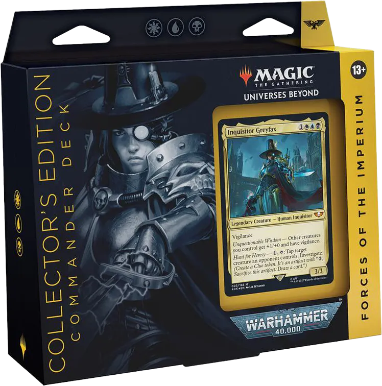 Deck Commander Warhammer 40,000 – Forces of the Imperium (Collector's Edition) — Warhammer 40,000 Commander — Magic: The Gathering