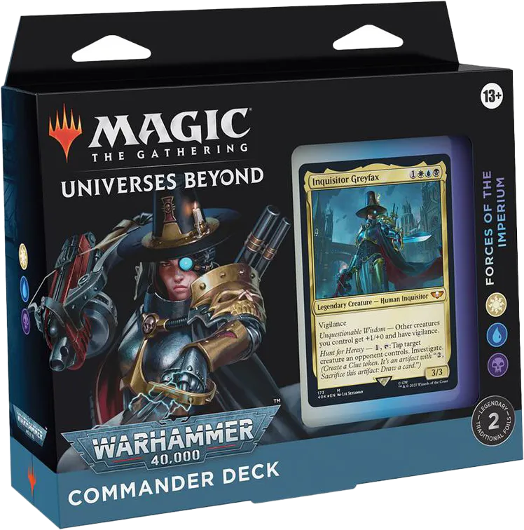 Warhammer 40000 Commander Deck Forces of the Imperium — Warhammer 40,000 Commander — Magic: The Gathering