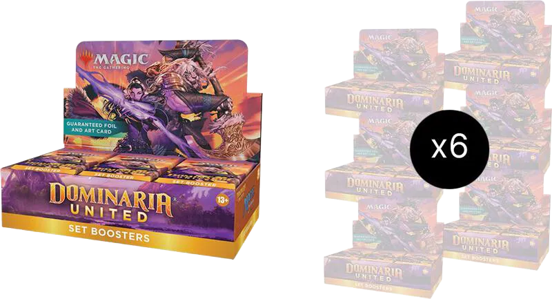 Case de displays de boosters d'extension Dominaria Uni — Dominaria United — Magic: The Gathering