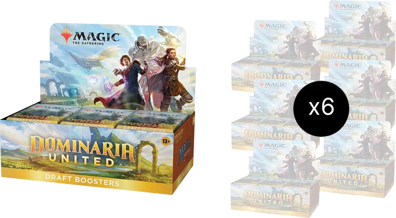 Case de displays Draft Booster Dominaria Uni — Dominaria United — Magic: The Gathering