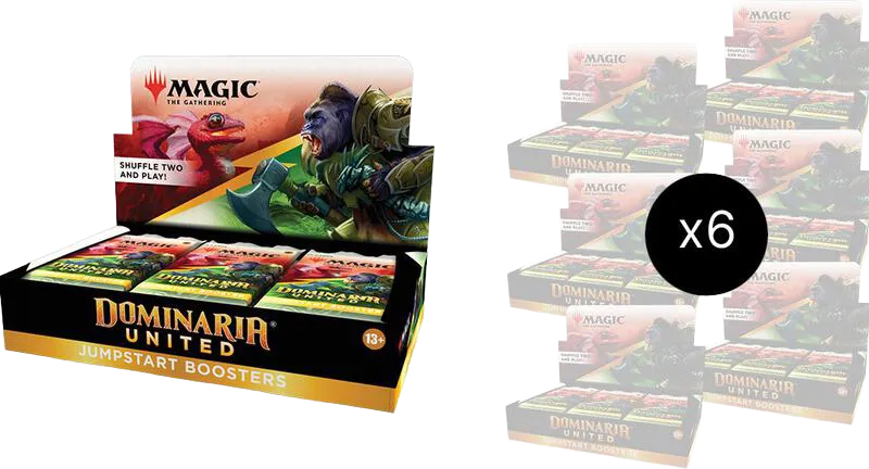Case de displays Jumpstart Dominaria Uni — Dominaria United — Magic: The Gathering