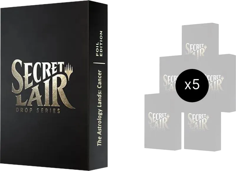 Secret Lair Bundle Astrology Lands Cancer Foil — Secret Lair Drop — Magic: The Gathering