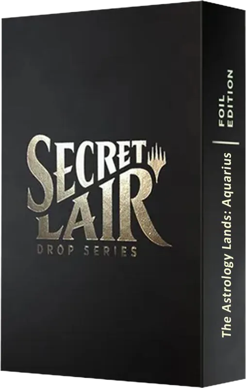 Secret Lair Drop Astrology Lands Aquarius Foil — Secret Lair Drop — Magic: The Gathering