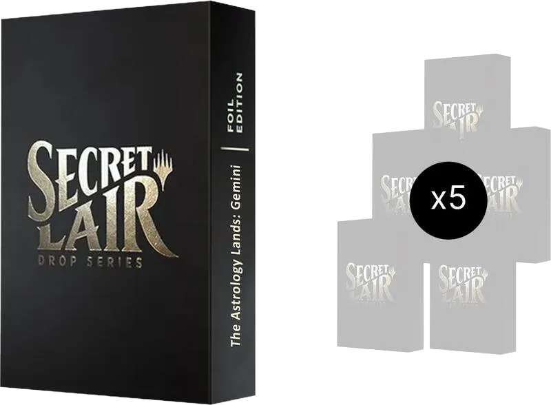 Secret Lair Bundle Astrology Lands Gemini Foil — Secret Lair Drop — Magic: The Gathering