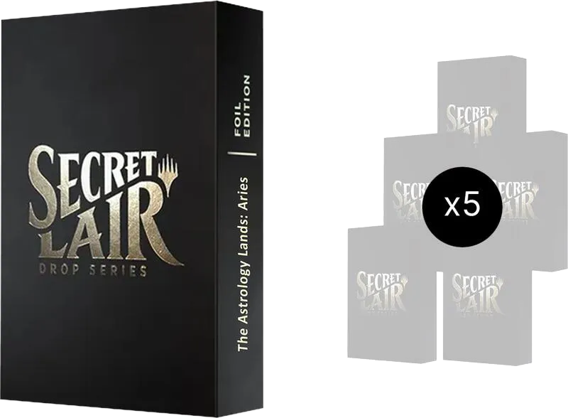Secret Lair Bundle Astrology Lands Aries Foil — Secret Lair Drop — Magic: The Gathering