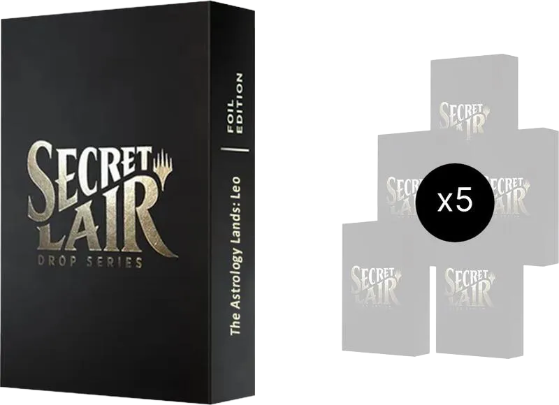 Secret Lair Bundle Astrology Lands Leo Foil — Secret Lair Drop — Magic: The Gathering