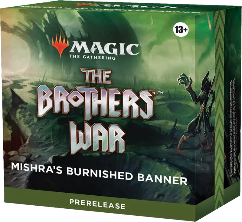 The Brothers' War Prerelease Pack Mishras Burnished Banner — The Brothers' War — Magic: The Gathering