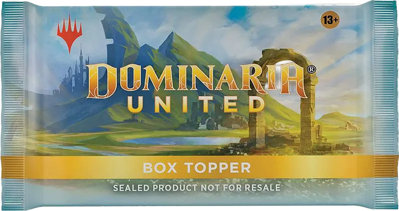 Booster Box Topper Dominaria Uni — Dominaria United — Magic: The Gathering