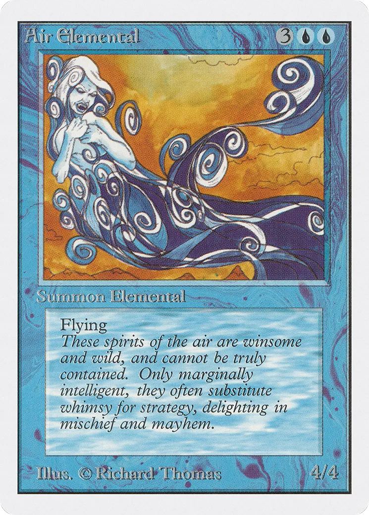 Air Elemental — Unlimited Edition — Magic: The Gathering