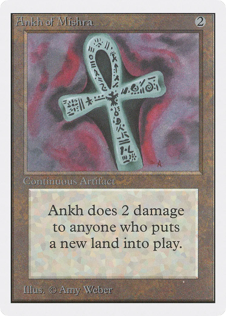 Ankh of Mishra — Unlimited Edition — Magic: The Gathering