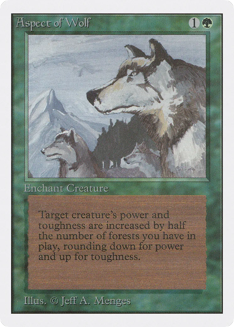 Aspect du loup — Unlimited Edition — Magic: The Gathering