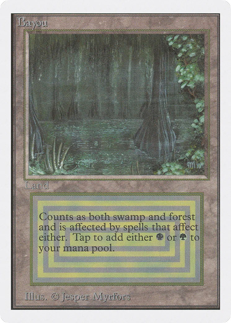 Bayou — Unlimited Edition — Magic: The Gathering