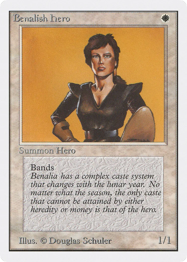 Benalish Hero — Unlimited Edition — Magic: The Gathering