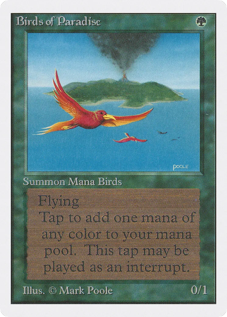 Oiseaux de paradis — Unlimited Edition — Magic: The Gathering