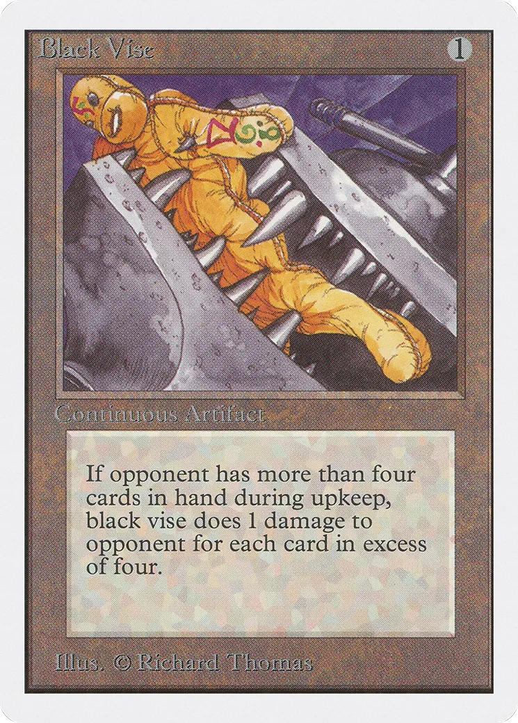 Black Vise — Unlimited Edition — Magic: The Gathering