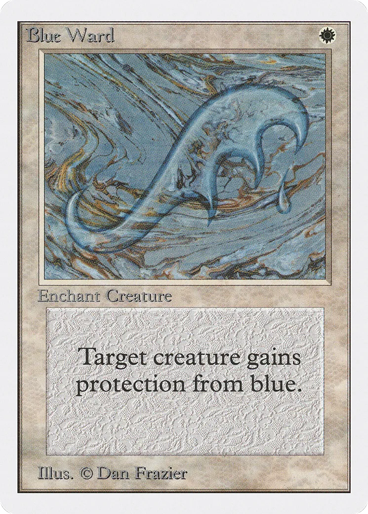 Blue Ward — Unlimited Edition — Magic: The Gathering