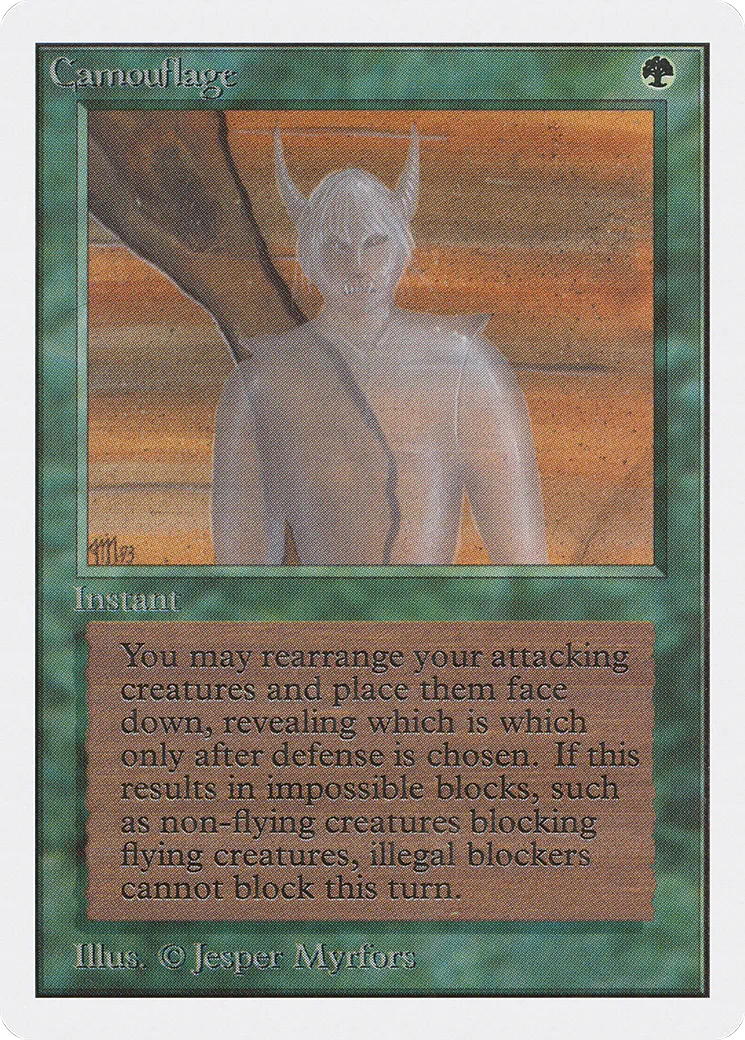 Camouflage — Unlimited Edition — Magic: The Gathering