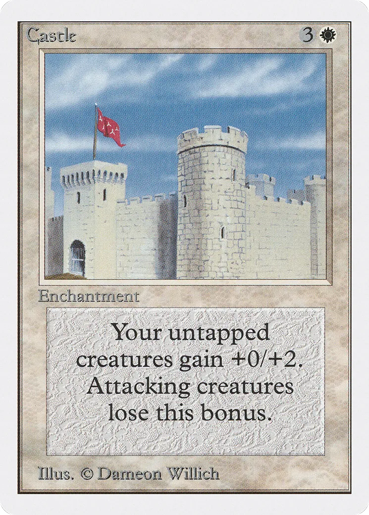 Castle — Unlimited Edition — Magic: The Gathering