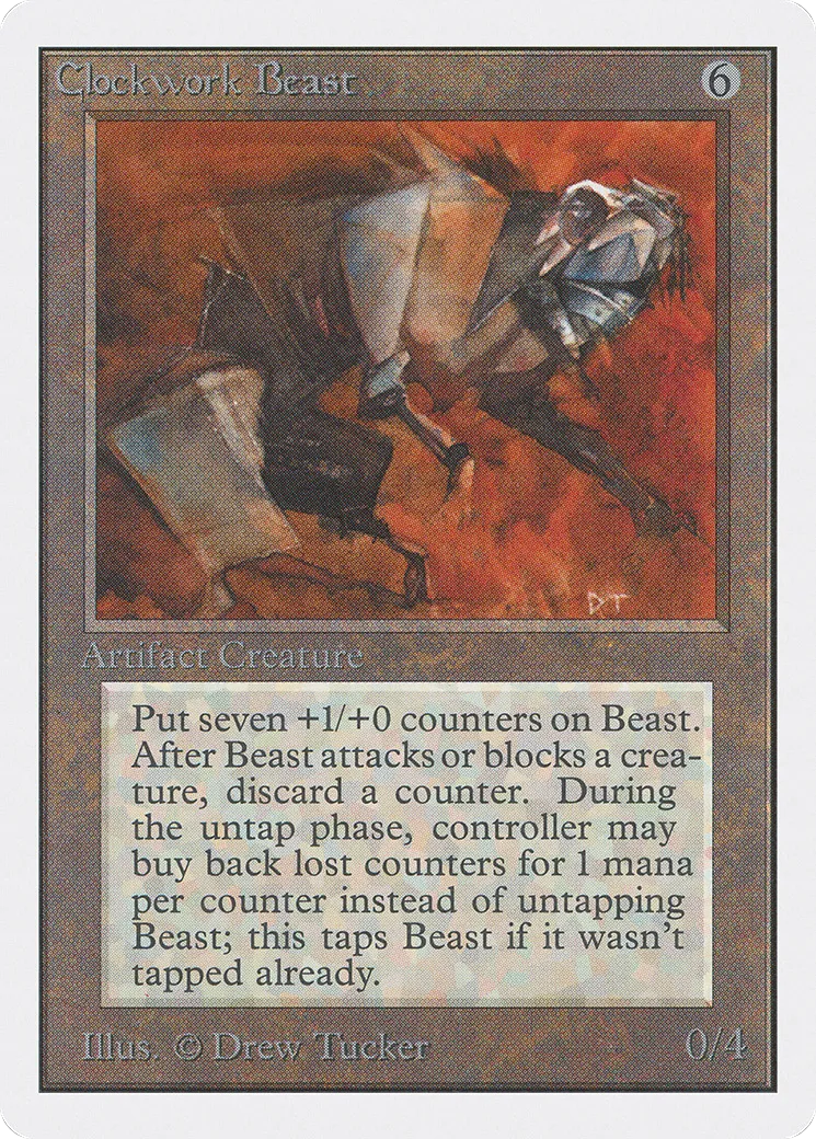 Bête mécanique — Unlimited Edition — Magic: The Gathering