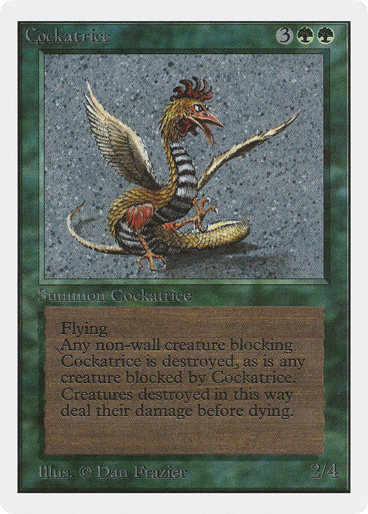 Cocatrix — Unlimited Edition — Magic: The Gathering