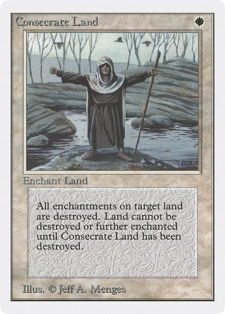 Consecrate Land — Unlimited Edition — Magic: The Gathering