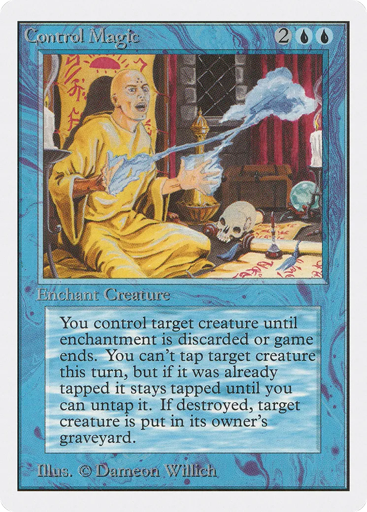 Contrôle magique — Unlimited Edition — Magic: The Gathering