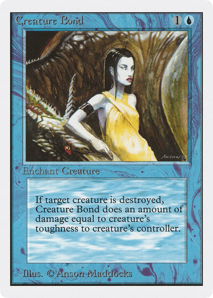 Creature Bond — Unlimited Edition — Magic: The Gathering