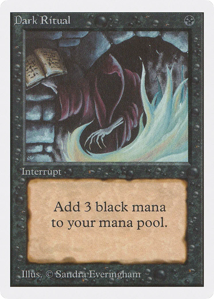 Dark Ritual — Unlimited Edition — Magic: The Gathering