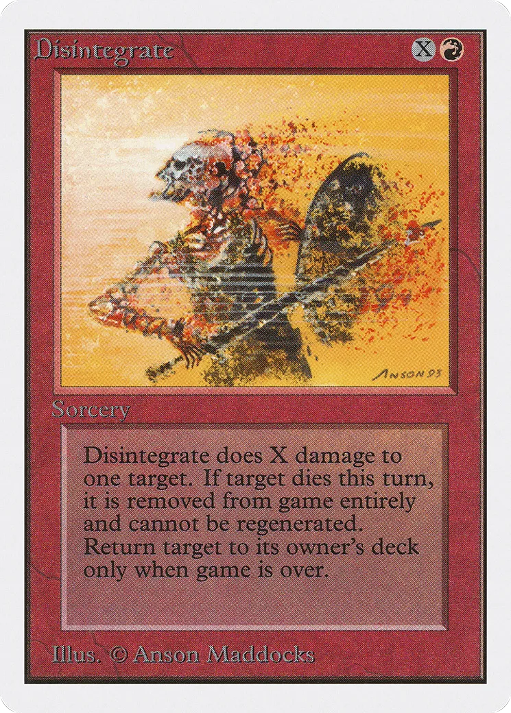 Désintégration — Unlimited Edition — Magic: The Gathering