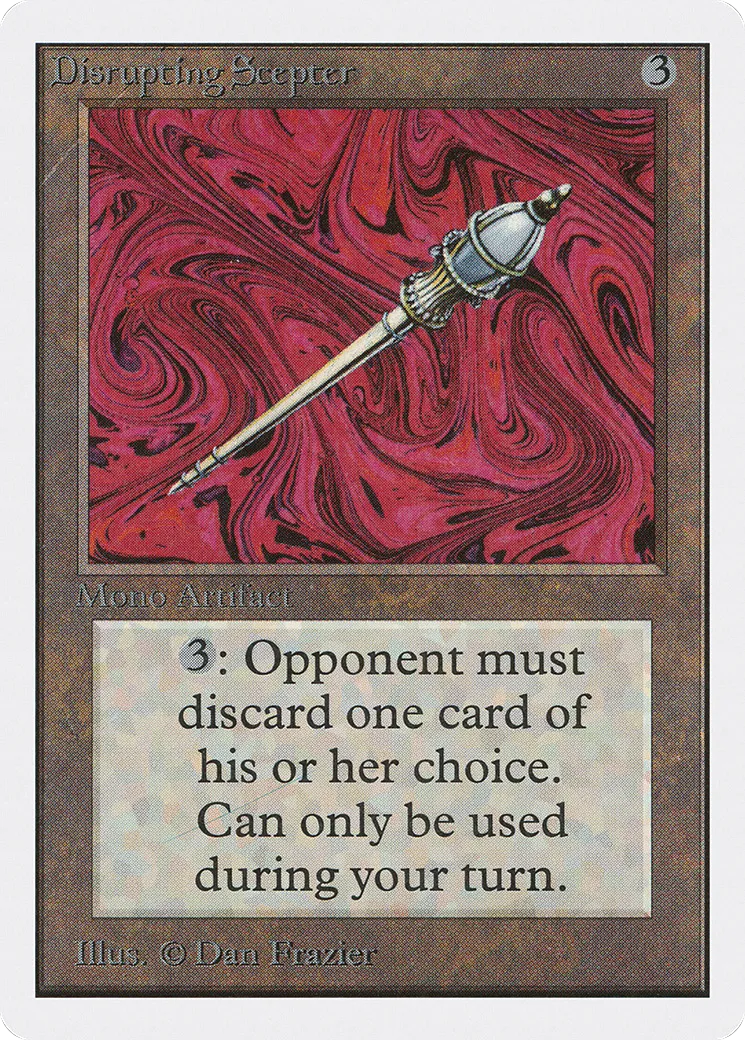 Disrupting Scepter — Unlimited Edition — Magic: The Gathering