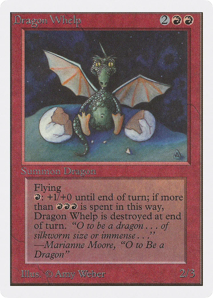Dragon Whelp — Unlimited Edition — Magic: The Gathering