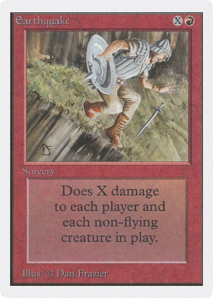 Tremblement de terre — Unlimited Edition — Magic: The Gathering