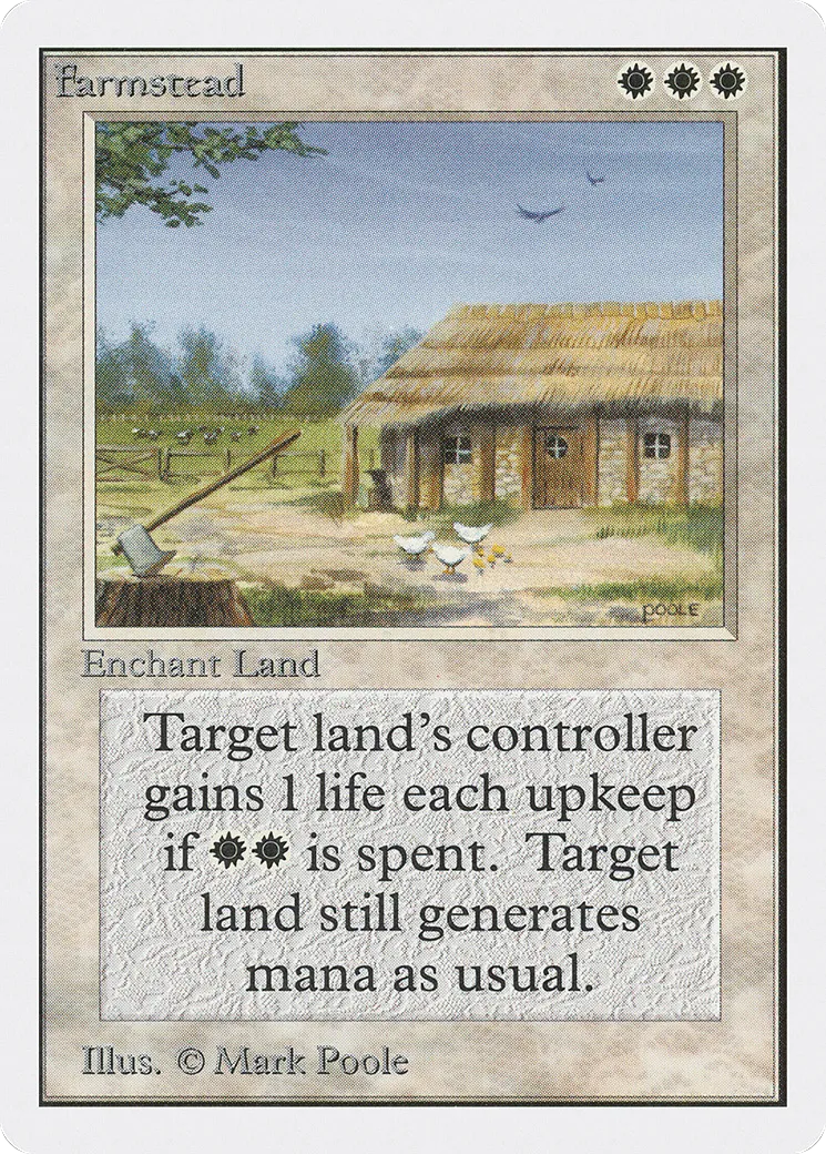 Farmstead — Unlimited Edition — Magic: The Gathering