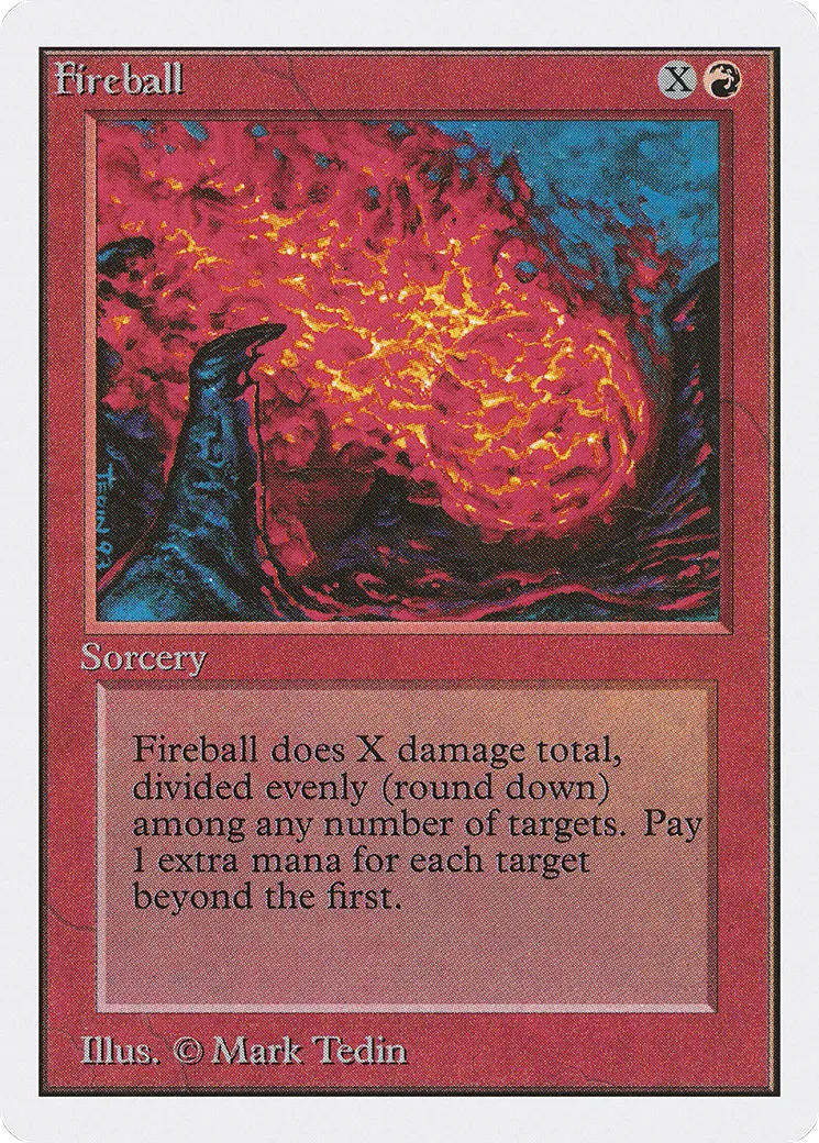 Boule de feu — Unlimited Edition — Magic: The Gathering