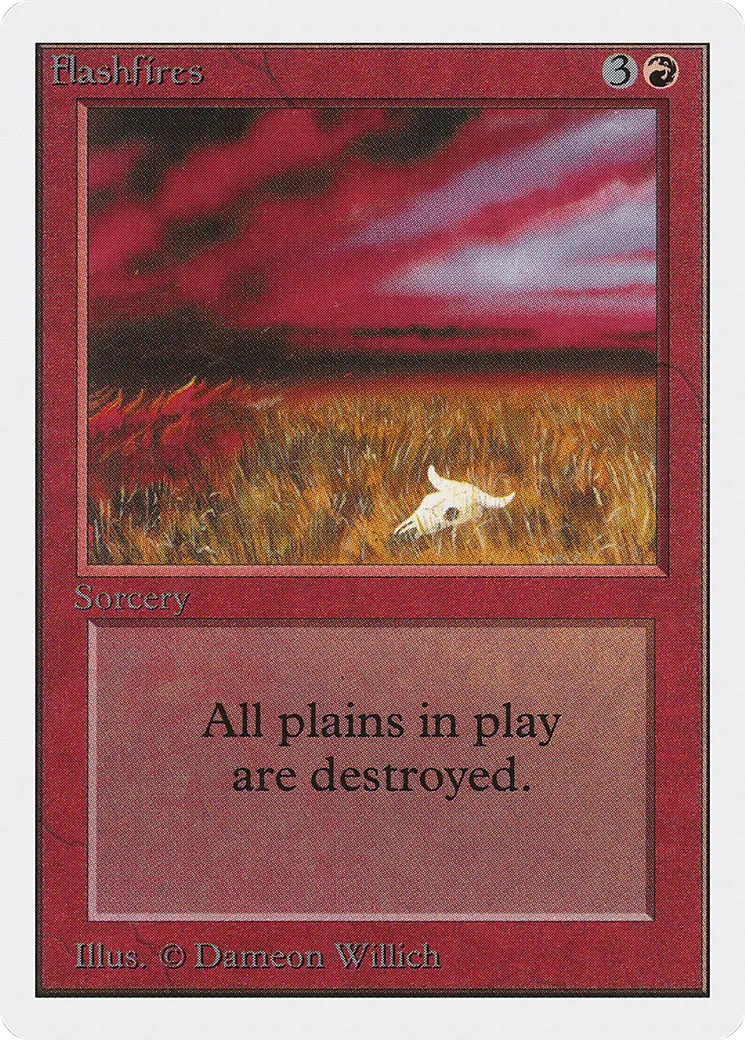 Feu de brousse — Unlimited Edition — Magic: The Gathering