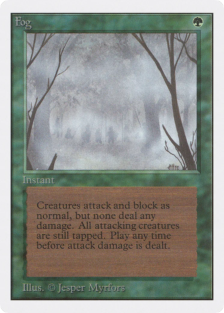Fog — Unlimited Edition — Magic: The Gathering