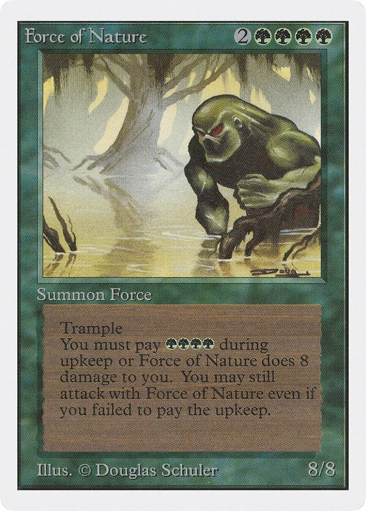 Force de la Nature — Unlimited Edition — Magic: The Gathering
