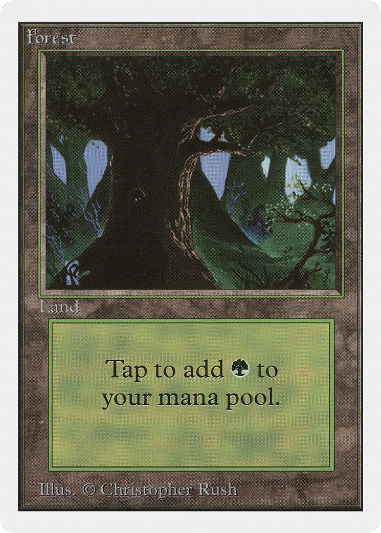 Forest — Unlimited Edition — Magic: The Gathering