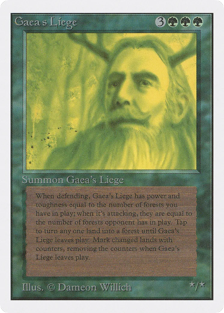 Noble féal de Gaia — Unlimited Edition — Magic: The Gathering