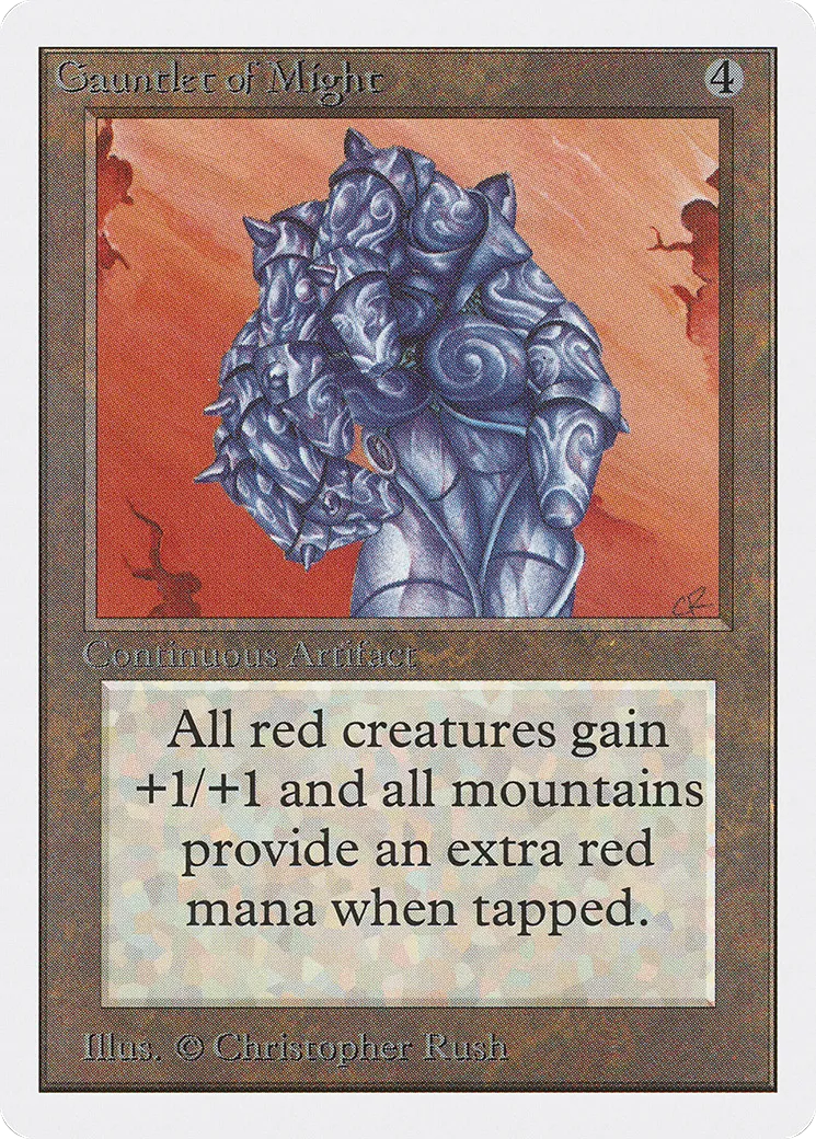 Gauntlet of Might — Unlimited Edition — Magic: The Gathering
