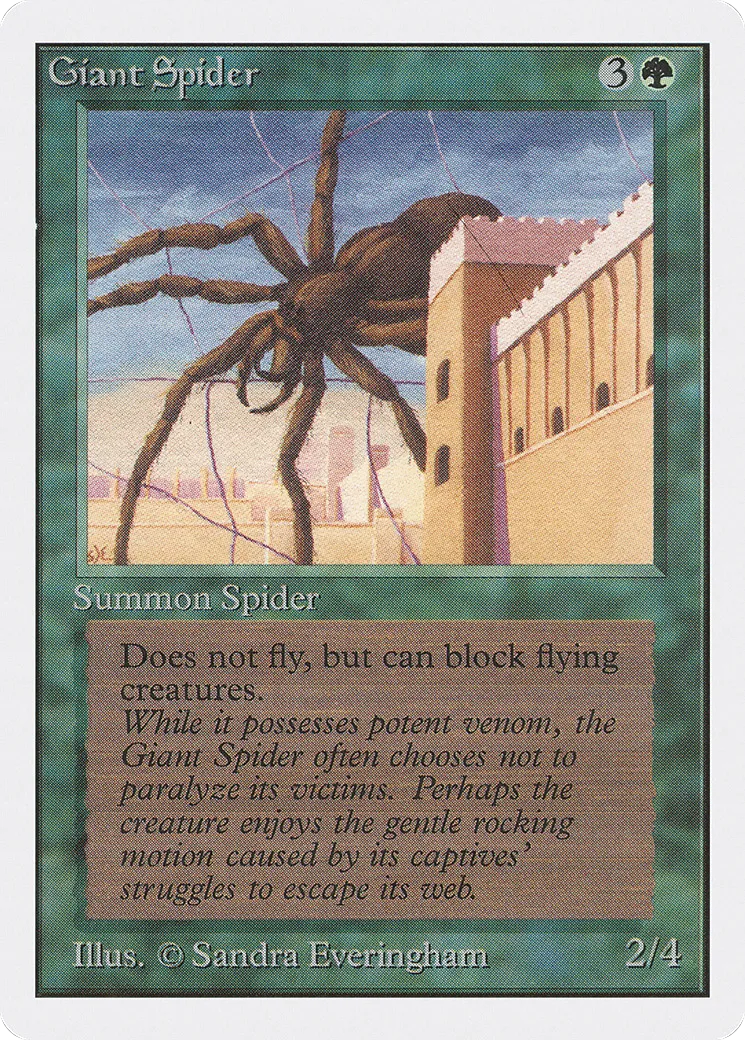 Araignée géante — Unlimited Edition — Magic: The Gathering