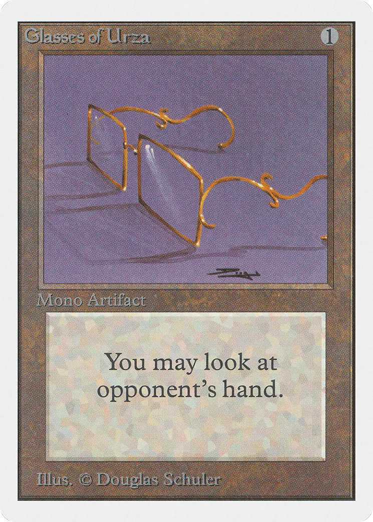 Lunettes d'Urza — Unlimited Edition — Magic: The Gathering