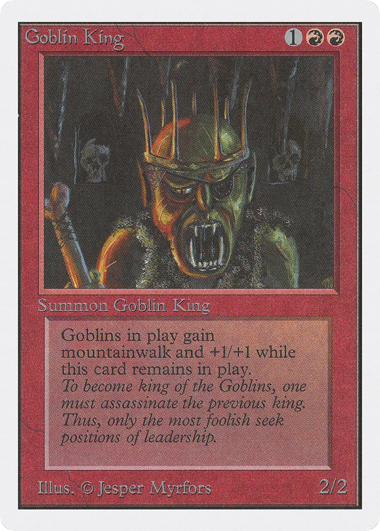 Roi des gobelins — Unlimited Edition — Magic: The Gathering