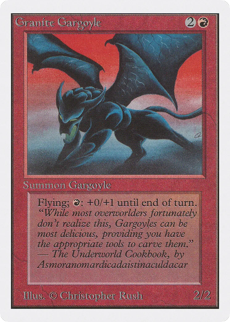 Gargouille de granit — Unlimited Edition — Magic: The Gathering